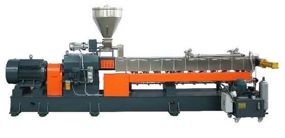 Auto PP PLC 36 Twin Screw Extruder Side Feed PVC Twin Screw Extruder