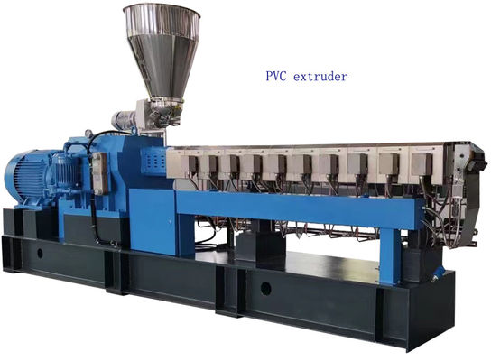 Tractor de blocos de borracha de cor Masterbatch Extruder PID Control Linha de extrusão de PVC Granulador de extrusão